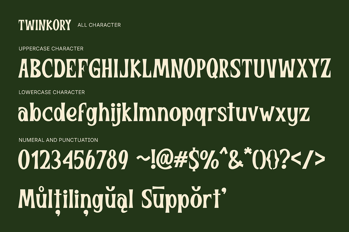Twinkory - Christmas Display Font, a Serif Font by Youthlabs Studio (Photo 11 of 12)