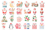 Watercolor Christmas Clipart PNG, an Illustration by Dream Creation (Thumbnail 2 of 4)
