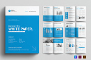 White Paper Template, a Brochure Template by E-Type (Thumbnail 1 of 9)