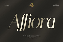Affiora - Elegant Italic Serif Font