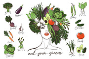 Vector Sketch Vegetables, a Food Illustration by Sopelkin (Thumbnail 1 of 7)