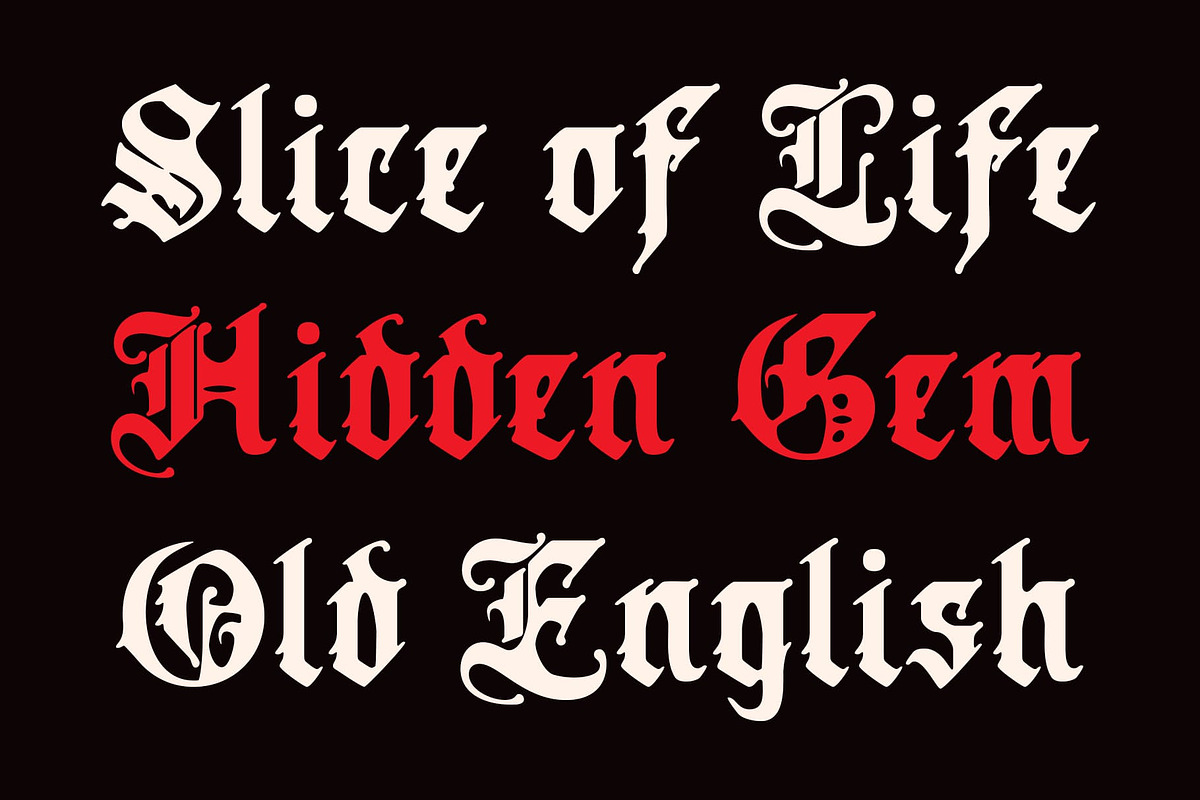 CS Morstan Drawn, a Blackletter Font by Craft Supply Co. (Photo 2 of 8)