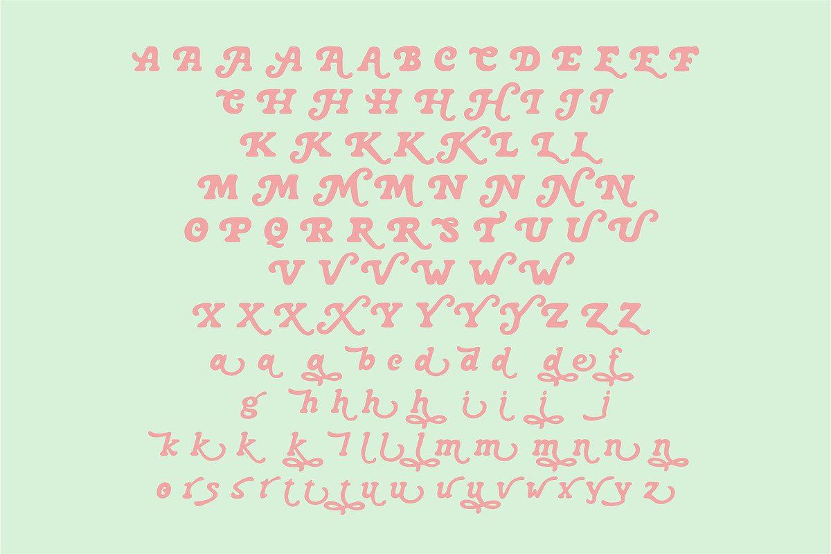 Nashira - Fluffy Hand Drawn Typeface, a Font by Craft Supply Co. (Photo 8 of 9)