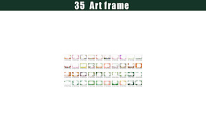 35 Art Frame, Flower Painted