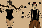 Circus set, an Illustration by Moloko88 (Thumbnail 8 of 11)