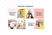 Colorful YouTube Branding Kit Canva, a Social Media Template by ltsdesigns (Thumbnail 2 of 6)