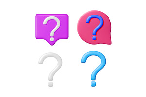 Purple and pink 3d speech bubble, a Technology Illustration by Abscent
