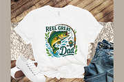 Retro Reel Great Dad Png Fishing Dad, an Illustration by Sublimation Artist (Thumbnail 8 of 9)