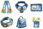 Watercolor Summer Daisy Clipart, an Illustration by OK Design (Thumbnail 3 of 5)