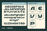 Gts Varine - Wide Display Font, a Sans Serif Font by Graptail (Thumbnail 4 of 14)