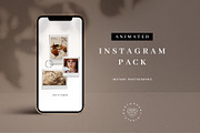 ANIMATED Neutral Instagram Bundle, a Social Media Template by Ruby&Heart Studio (Thumbnail 4 of 31)