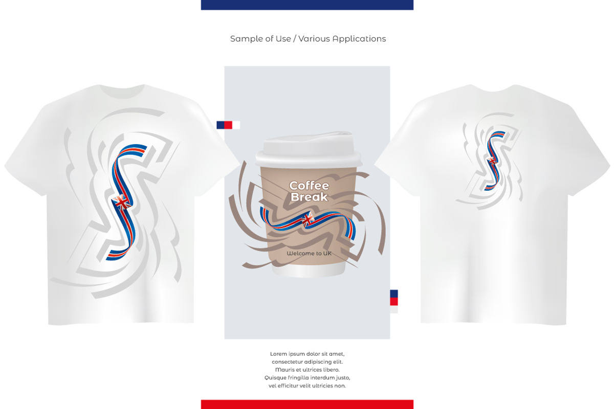 UK flag ribbon vector, a Templates & Theme by Simbos (Photo 7 of 9)