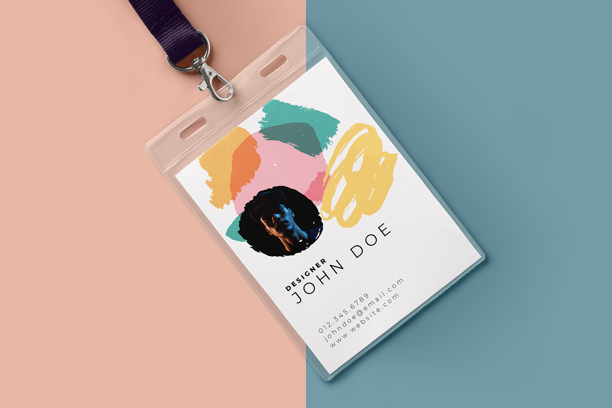 Minimal Creative ID card, a Card Template by SEAM Agency