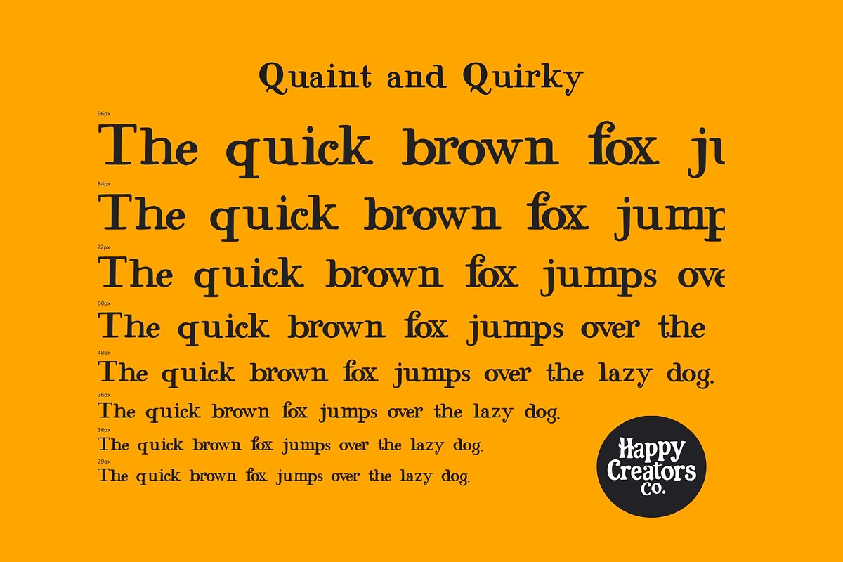 Quaint and Quirky Font, a Handwritten Font by Happy Creators Co. (Photo 2 of 5)