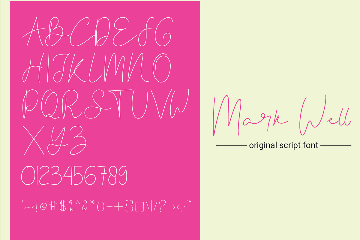 Lethal Markwell Duo Font preview 5