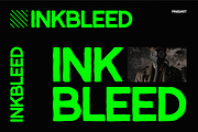 Inkbleed, a Sans Serif Font by Pinisi ART (Thumbnail 1 of 10)
