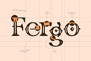 Bracaba - Vintage Decorative Font, a Serif Font by Pandeka Studio (Thumbnail 2 of 9)