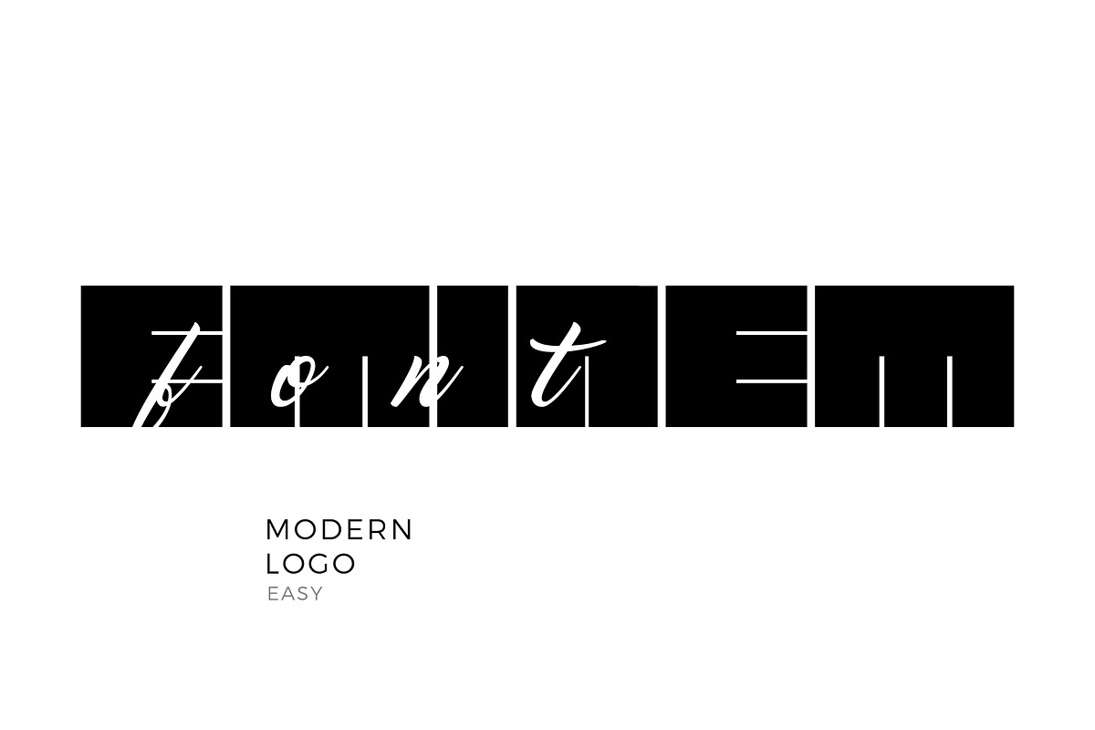 Geometric Headline Font, a Symbol Font by artyway (Photo 3 of 7)