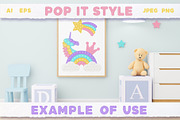 Pop it Fidget Toy Pastel Clipart set, an Education Illustration by VectoriyA (Thumbnail 7 of 7)