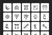 75 Tibet Doodles, an Outline Icon by Prosymbols (Thumbnail 8 of 8)