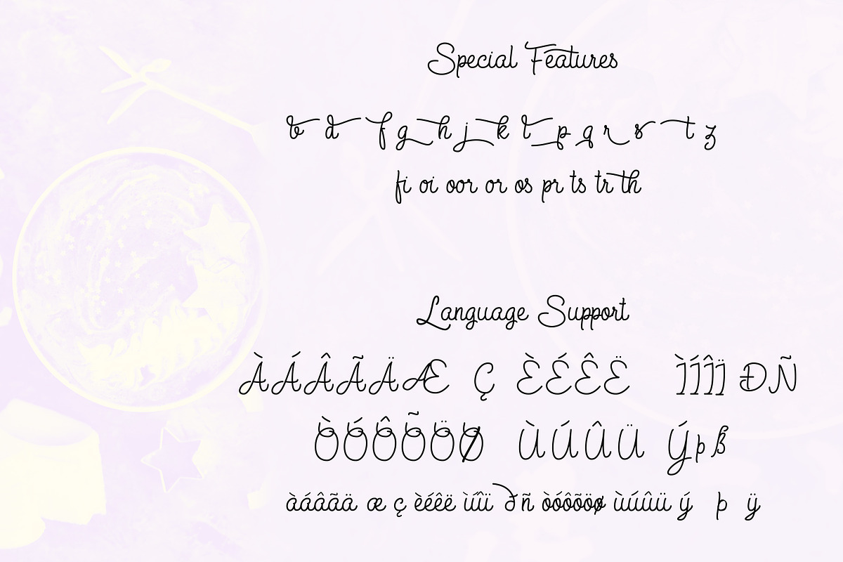 Smoothie Bowl Script Font preview 5