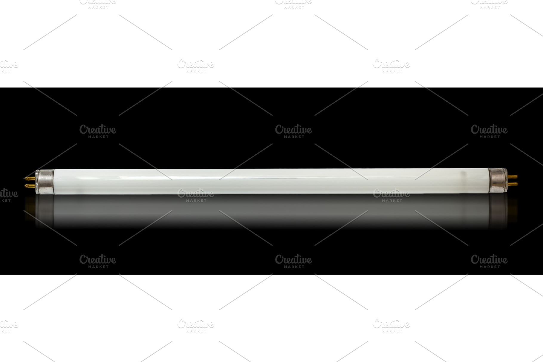 Fluorescent tube lamp, a Technology Photo by Leonid Andronov