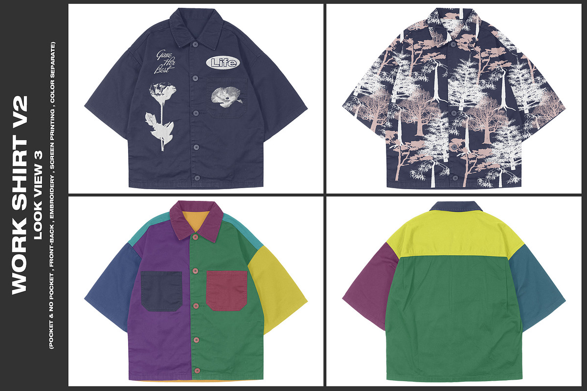 Work Shirt V2 - Mockup, a Shirt Mockup by DaldSgh (Photo 7 of 17)