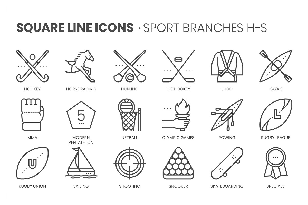 Square line icons, an Outline Icon by Howcolour (Photo 28 of 85)