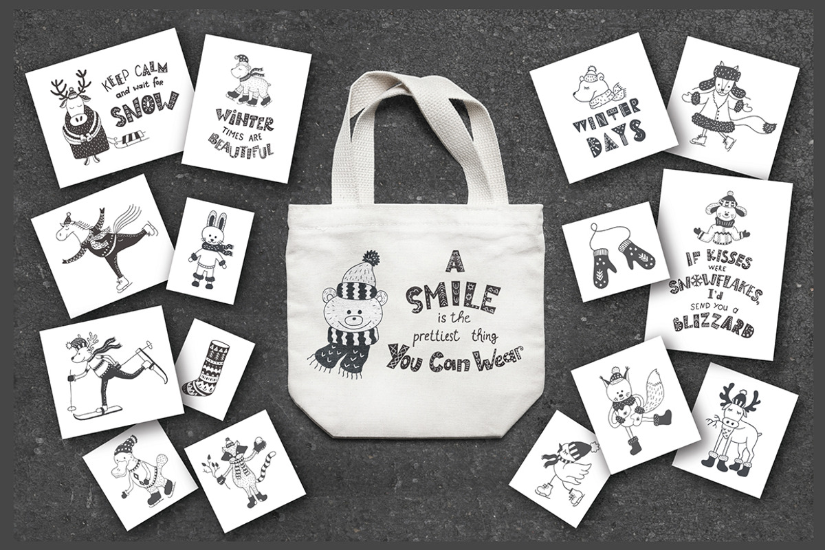 Сool CHRISTMAS Bundle., a Seasonal Illustration by Designwork (Photo 69 of 73)