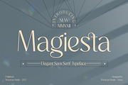 Magiesta - Elegant Sans, a Sans Serif Font by Mokatype Studio (Thumbnail 1 of 10)