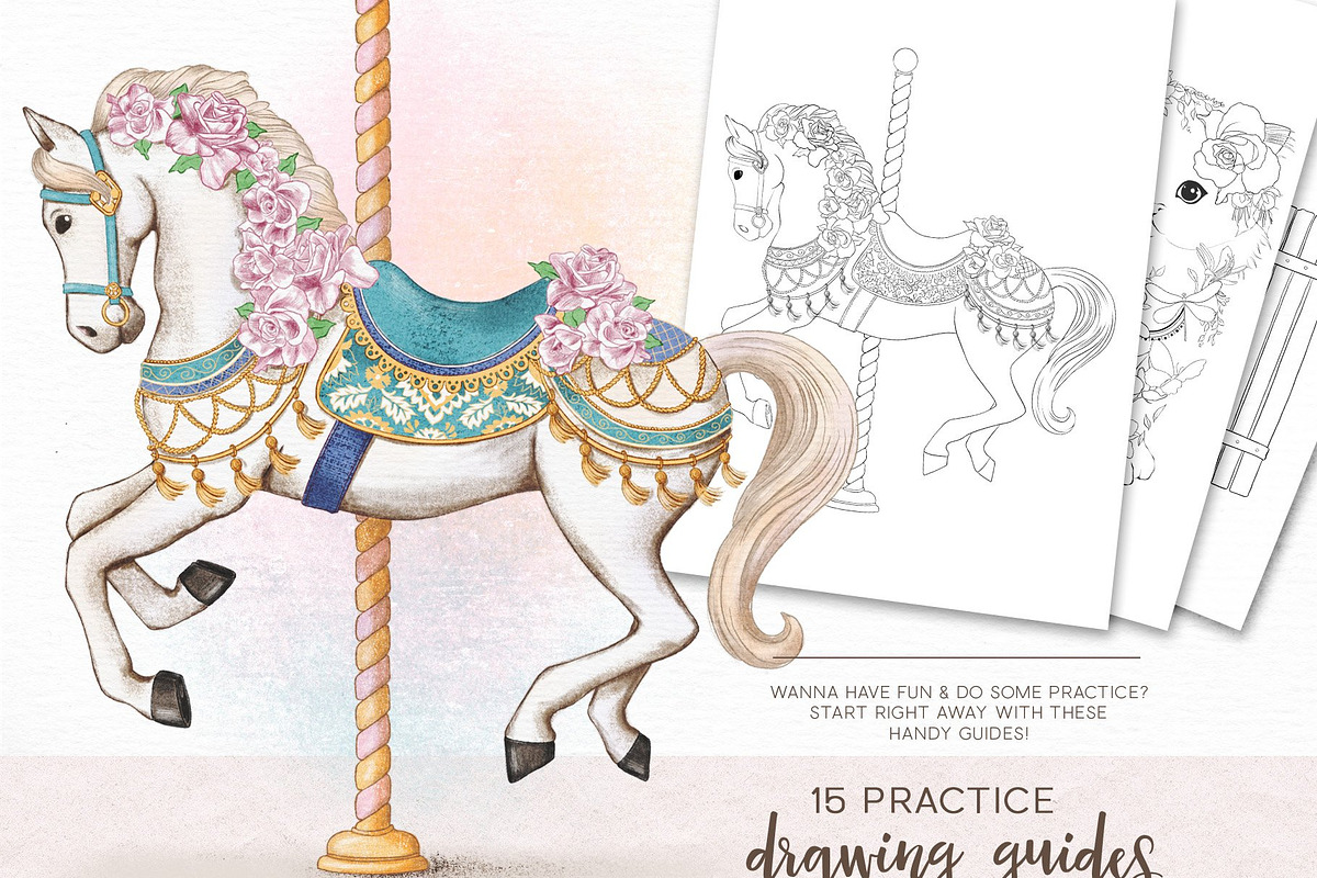 Drawing & Sketching Toolkit, a Brush Add-On by Pretty Little Lines (Photo 14 of 19)