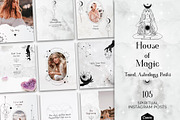 White Spiritual Instagram Posts, a Social Media Template by Under My Cozy Roof (Thumbnail 1 of 11)