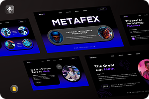 AI Technology Google Slide, a Presentation Template by SquidPixey