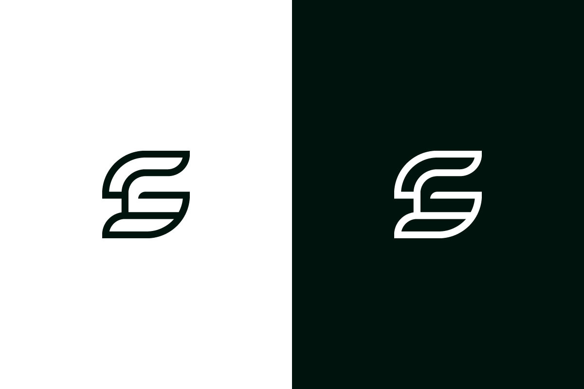 Minimal Lettermark GS Logo Design preview 8
