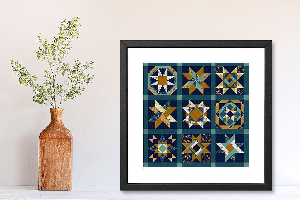 Quilt Block Illustrations, an Illustration by Maggie Stilwell Design (Photo 2 of 9)