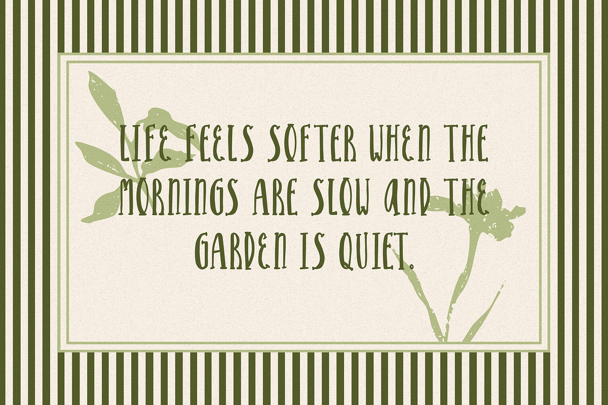 Garden Stories Cozy Storybook Font, a Handwritten Font by Sloulyfe (Photo 5 of 9)