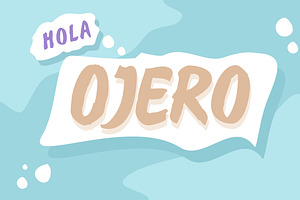 Ojero -  Retro Brush Font, a Font by dexsarharryfonts