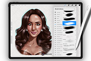 Procreate brushes , Portrait brushes, a Brush Add-On by Procreate Market (Thumbnail 3 of 8)