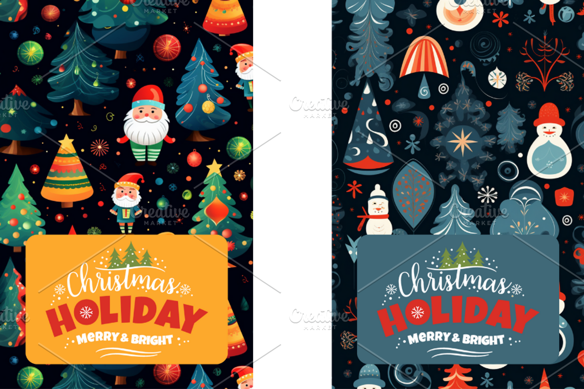 Christmas Card Design Bundle 11, a Card Template by Jay Major Designs (Photo 8 of 10)