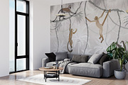 Wallpaper mockup Tapestry mockup, a Household Mockup by Hunny Badger (Thumbnail 8 of 10)