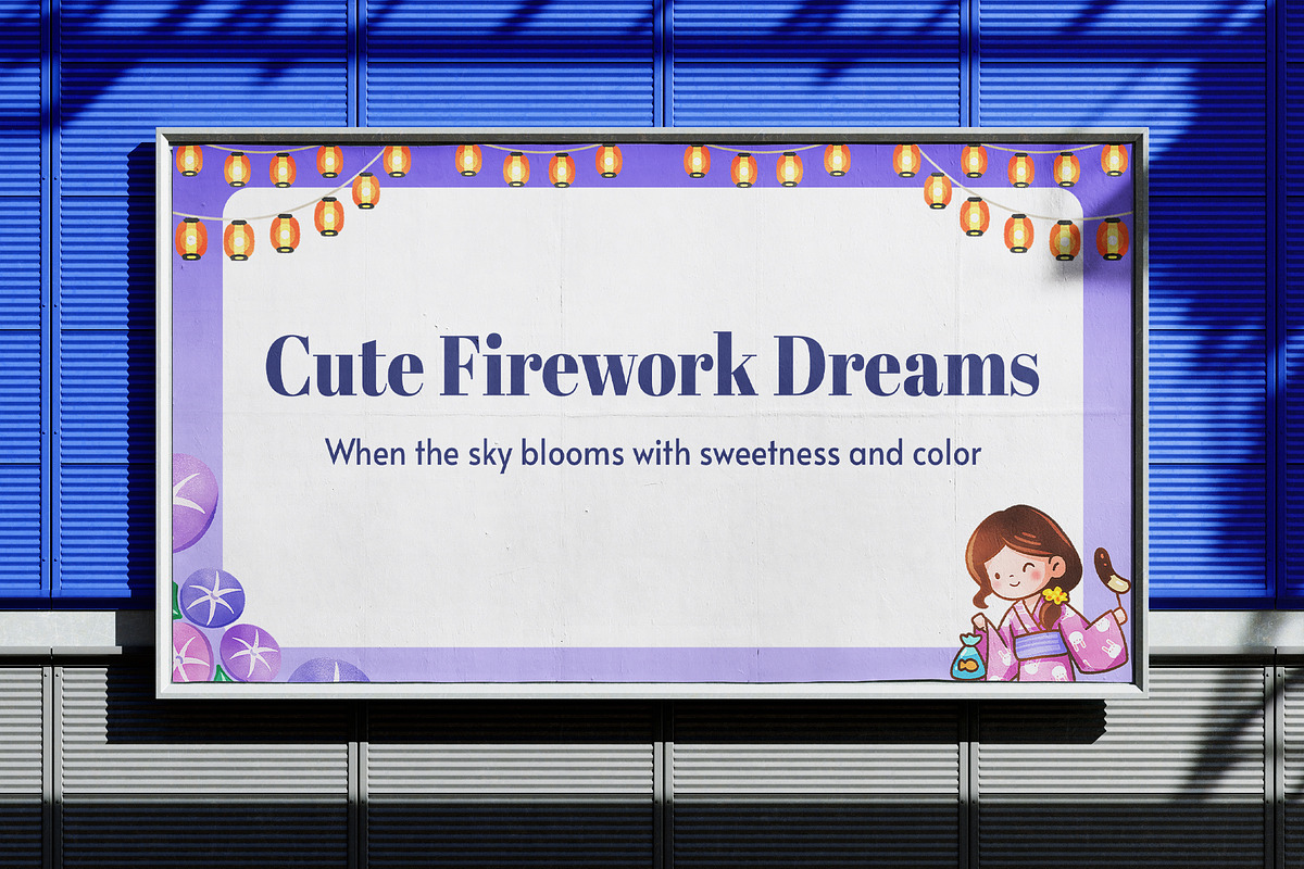 Kawaii Hanabi Japanese Festival, a Person Illustration by CreativeValuation (Photo 10 of 10)