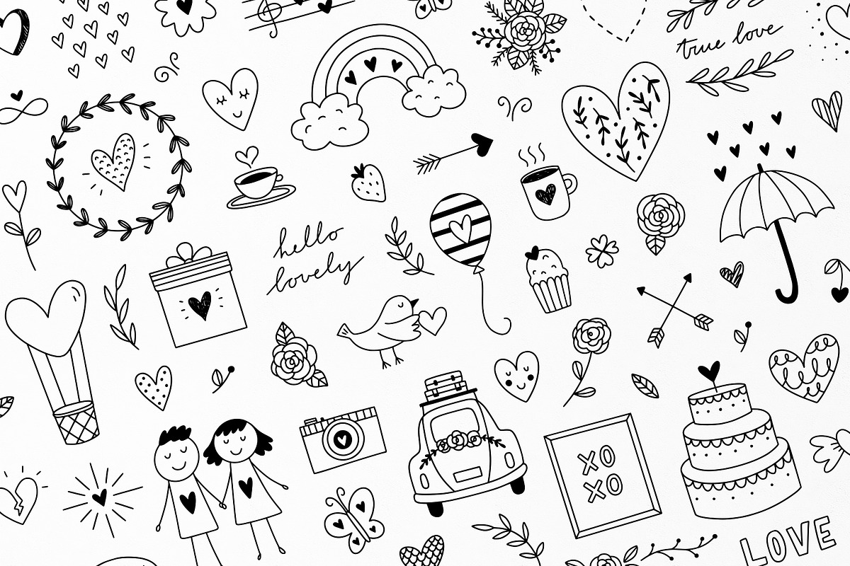 Love Doodles, an Illustration by Redchocolate (Photo 3 of 10)