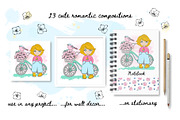 CUTE VALENTINE, a Decorative Illustration by FARAWAYKINGDOM (Thumbnail 2 of 12)