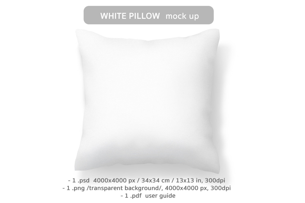 White Pillow MOCK UP, a Product Mockup by Mockup Up! (Photo 1 of 3)