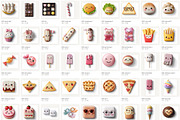 Kawaii Calories PNG Objects, an Object Graphic by Iconogenic (Thumbnail 2 of 6)