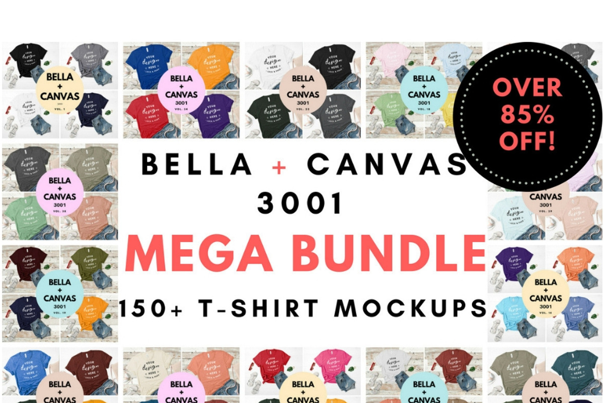Ultimate T-Shirt Mockup Mega Bundle, a Shirt Mockup by lock and page (Photo 4 of 17)