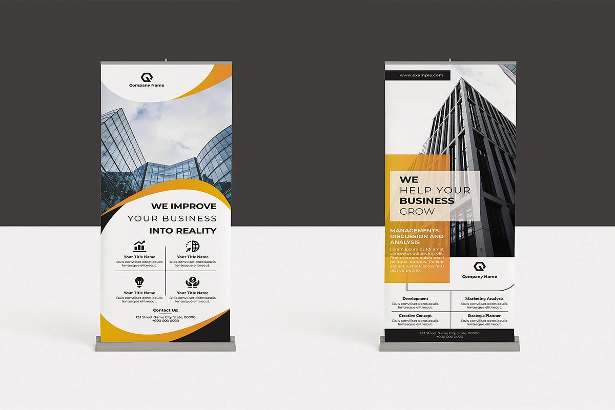 Business Roll-Up, a Stationery Template by Template Shop (Photo 2 of 4)