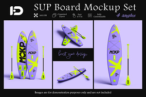 SUP Board Mockup Set