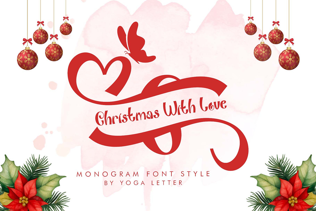 Christmas With Love, a Handwritten Font by Yoga Letter (Photo 1 of 7)