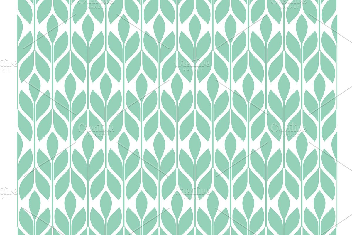 Flower geometric pattern. Seamless, a Decorative Illustration by RODINA (Photo 1 of 3)